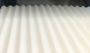 corrugated sheet offwhite RAL 9002
